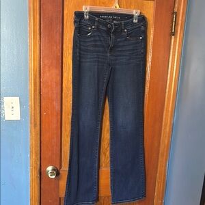 American Eagle Outfitters Women's Dark Blue Jeans